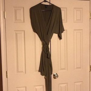 Green/Brown Victoria Secret wrap dress